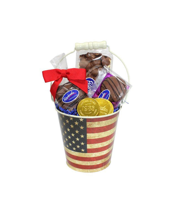Patriot Stars & Stripes Pail - Peterbrooke Chocolatier