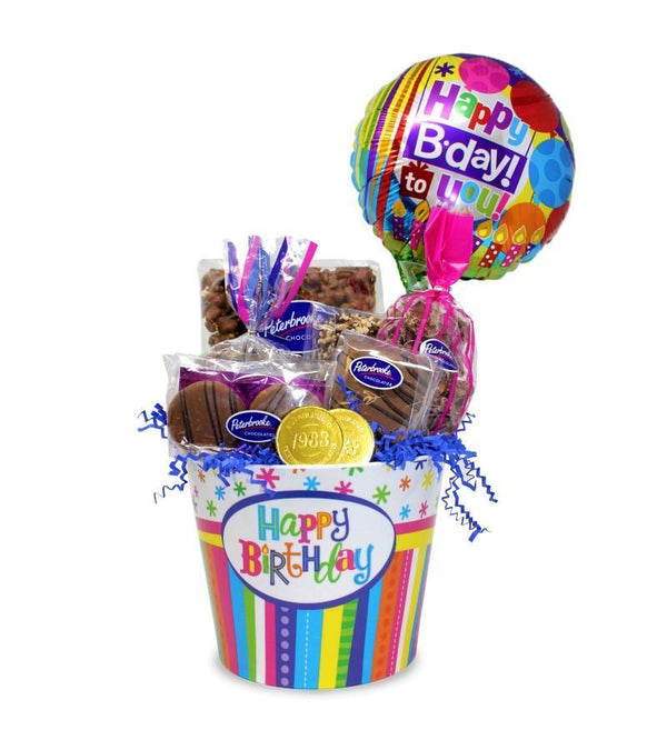 Happy Birthday Gift Bucket - Peterbrooke Chocolatier