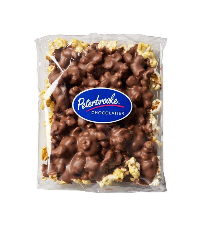 Milk Chocolate Covered Popcorn - 24oz Canister - Peterbrooke Chocolatier