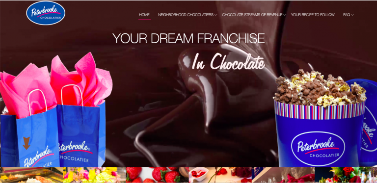 New Website Encourages Potential Franchisees to Envision “Your Dream Franchise, In Chocolate” - Peterbrooke Chocolatier