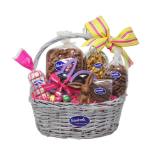 Chocolate Lovers Easter Gift Basket with Assorted Chocolates and Treats