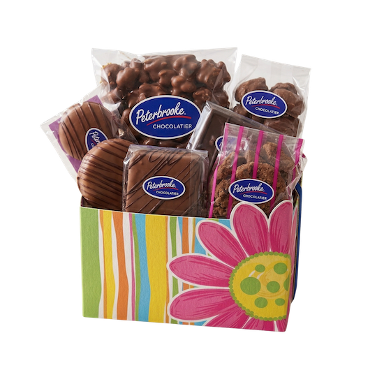 Spring Citrus Flower Gift Box of Assorted Chocolates