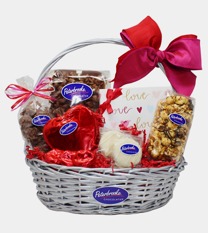 Chocolate Delights Love Gift Basket – Valentine’s Edition