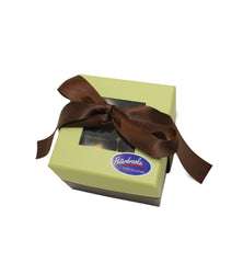 Handmade Gourmet Dubai Truffle 8-Piece Box– Milk Chocolate Pistachio Tahini Ganache