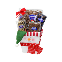 Joyful Snowman Chocolate Gift Box – Holiday Chocolate Gift Basket