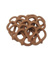 Hand-Dipped Milk Chocolate Covered Pretzel Twists – Gourmet Chocolate Pretzels, 10 oz Bag
