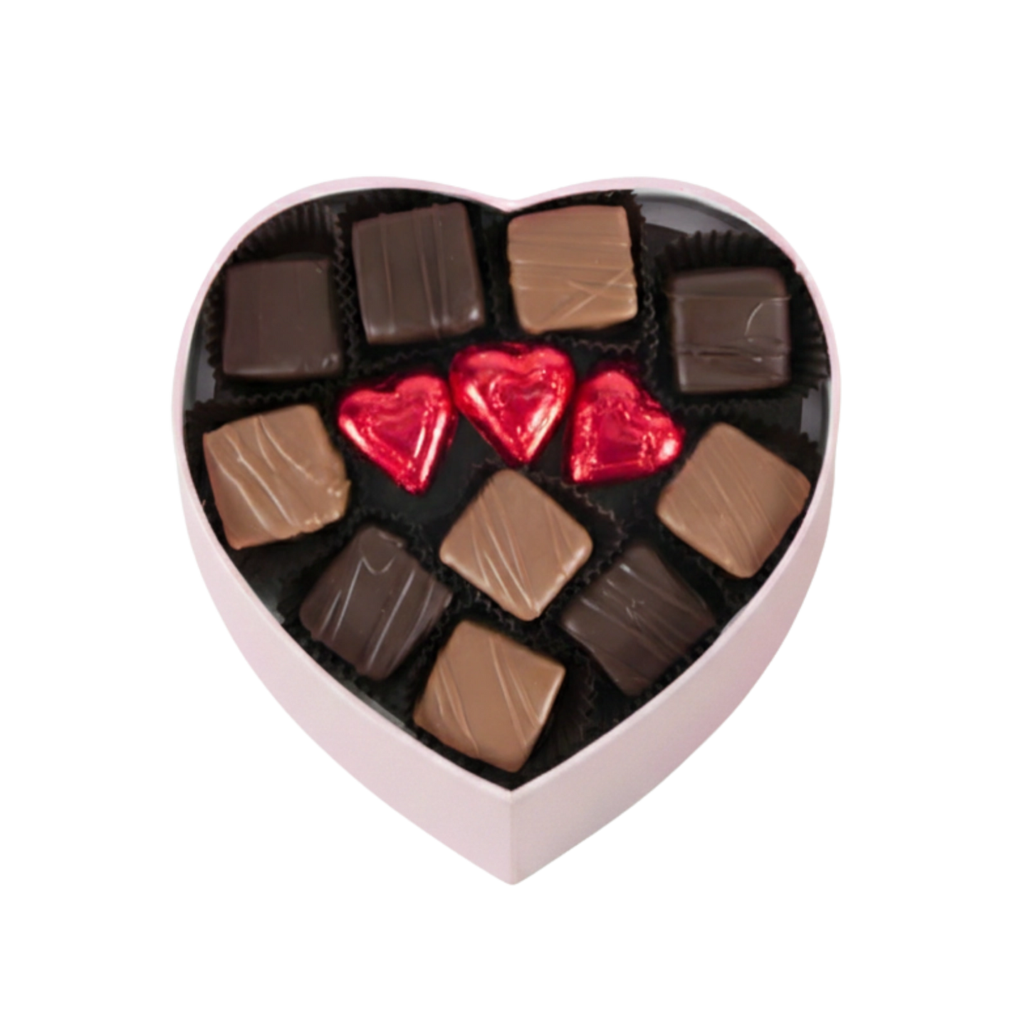Peanut Butter meltaway heart assortment