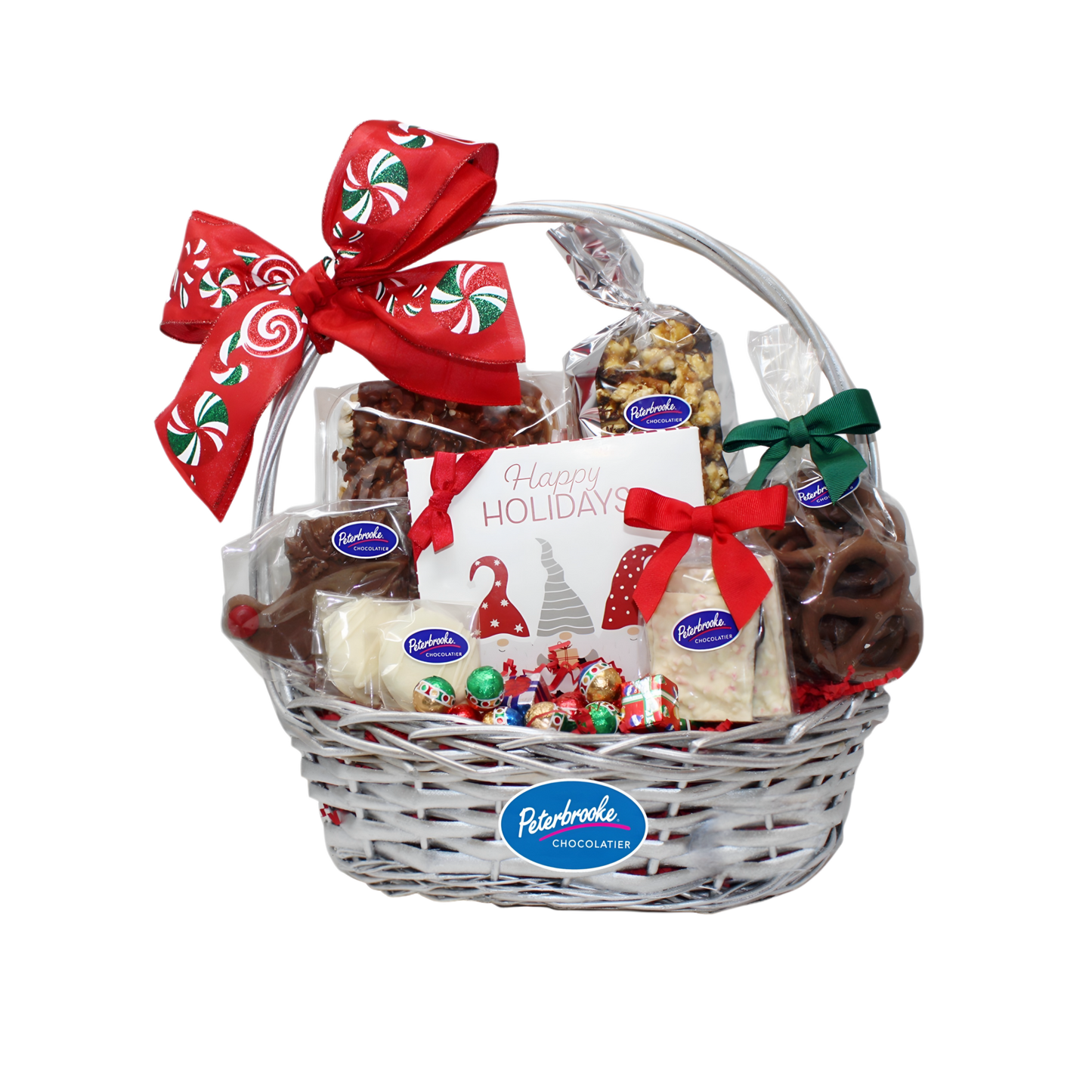 Celebrations Chocolate Lovers Gift Basket – Holiday Chocolate Gift Basket - Peterbrooke Chocolatier