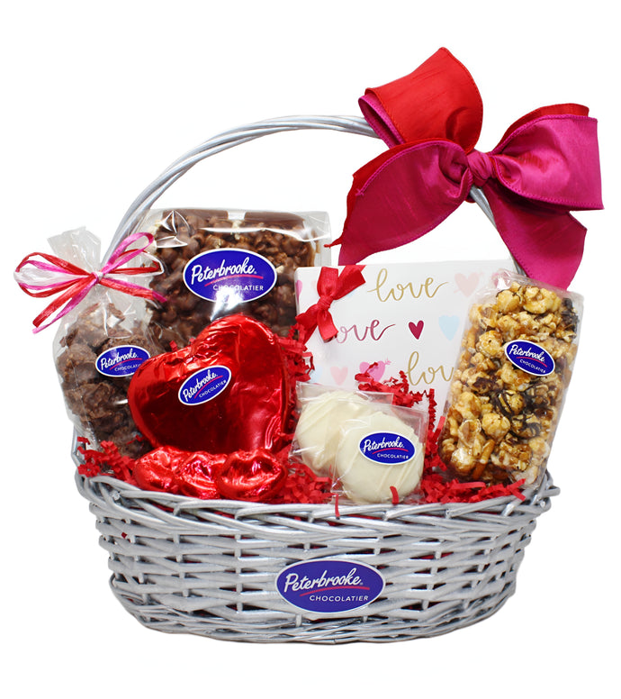 Chocolate Delights Love Gift Basket – Valentine’s Edition