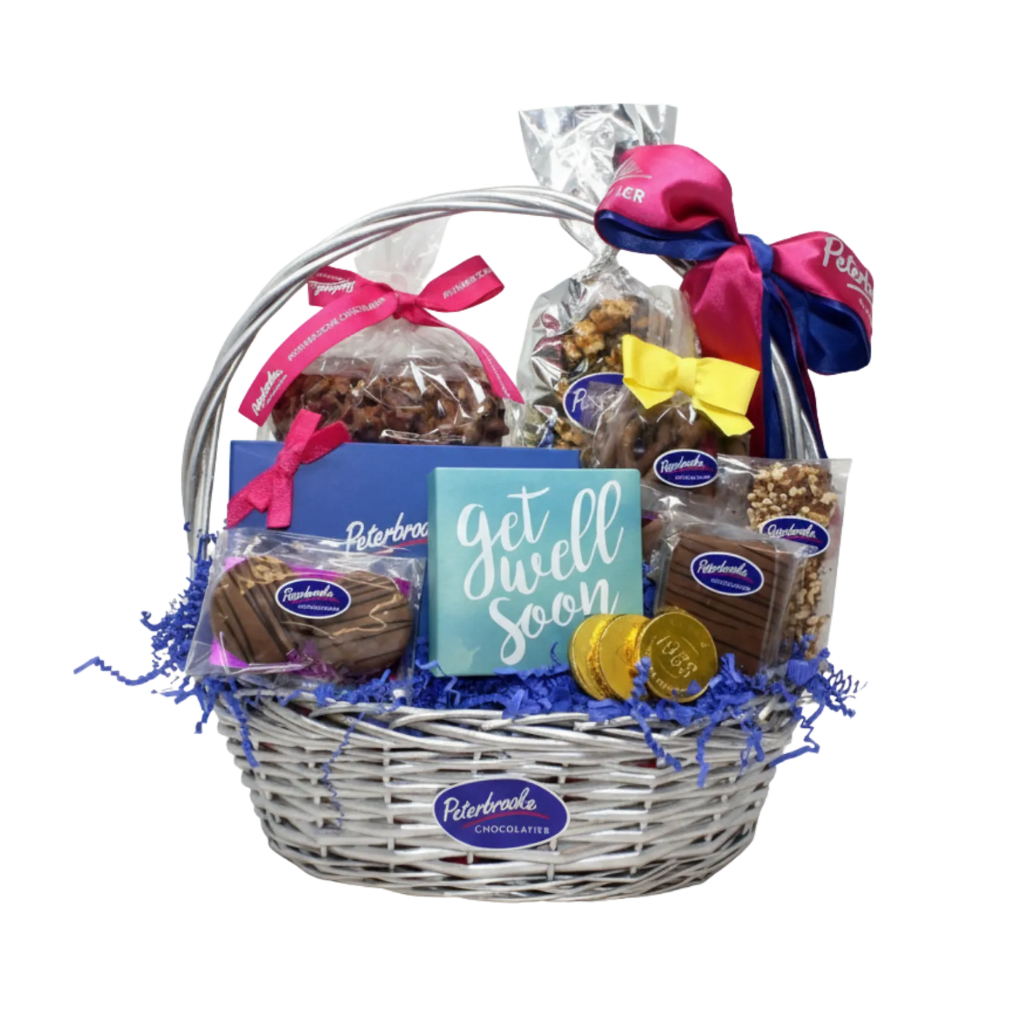 Chocolate Delights get well gift basket