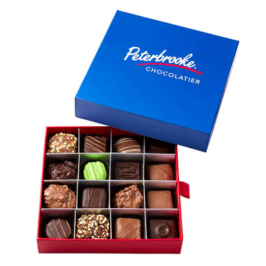 An assorted chocolate box.
