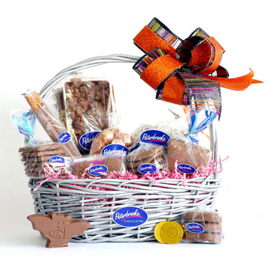 A chocolate variety basket.