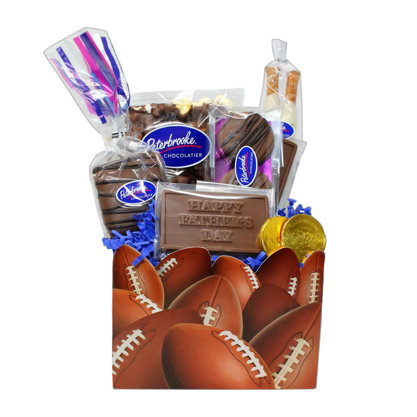Father's Day Football Chocolate Gift Box - Peterbrooke Chocolatier