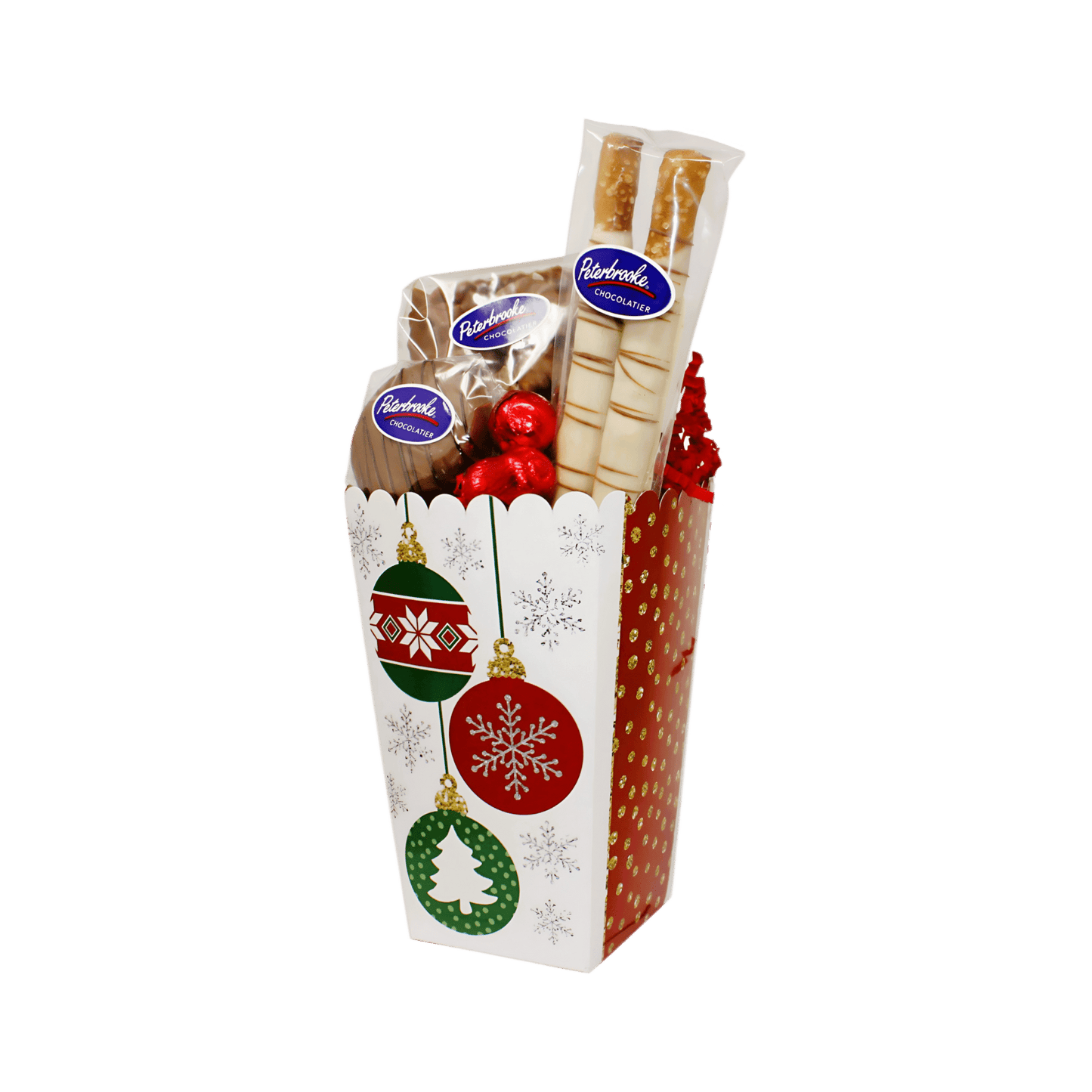 Holiday Ornaments Sweet Treats Box – Christmas Chocolate Gift - Peterbrooke Chocolatier