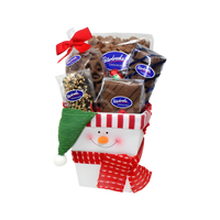 Joyful Snowman Chocolate Gift Box – Holiday Chocolate Gift Basket