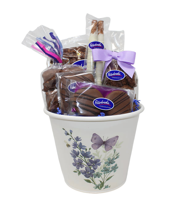Wild Flowers Gift Bucket of Assorted Chocolates