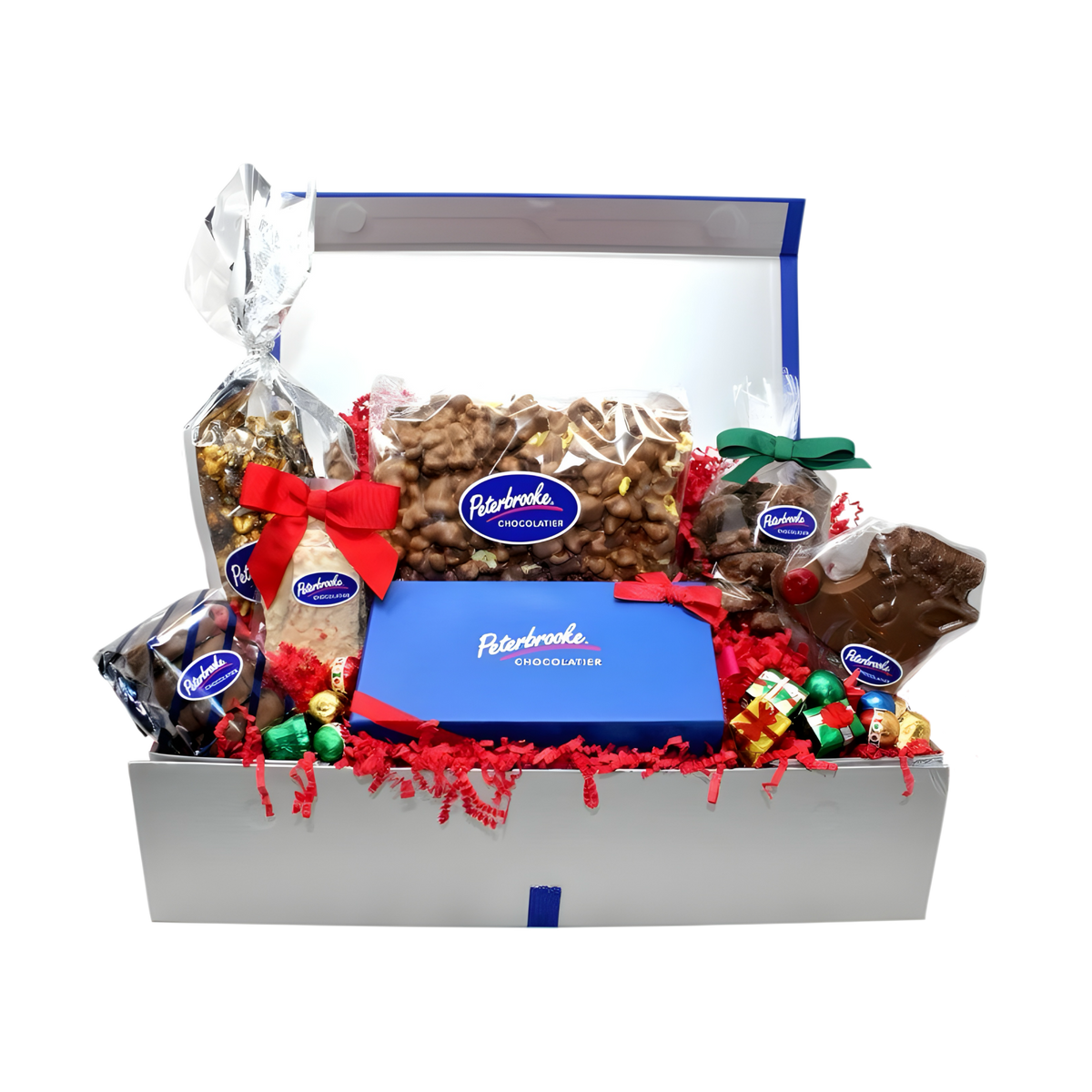 Merry & Bright Gift Box of Assorted Chocolates – Holiday Chocolate Gift Box - Peterbrooke Chocolatier