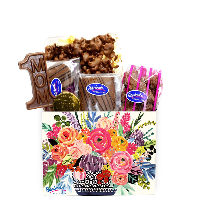 Mother's Day Pink Petals Assorted Chocolates Gift Box