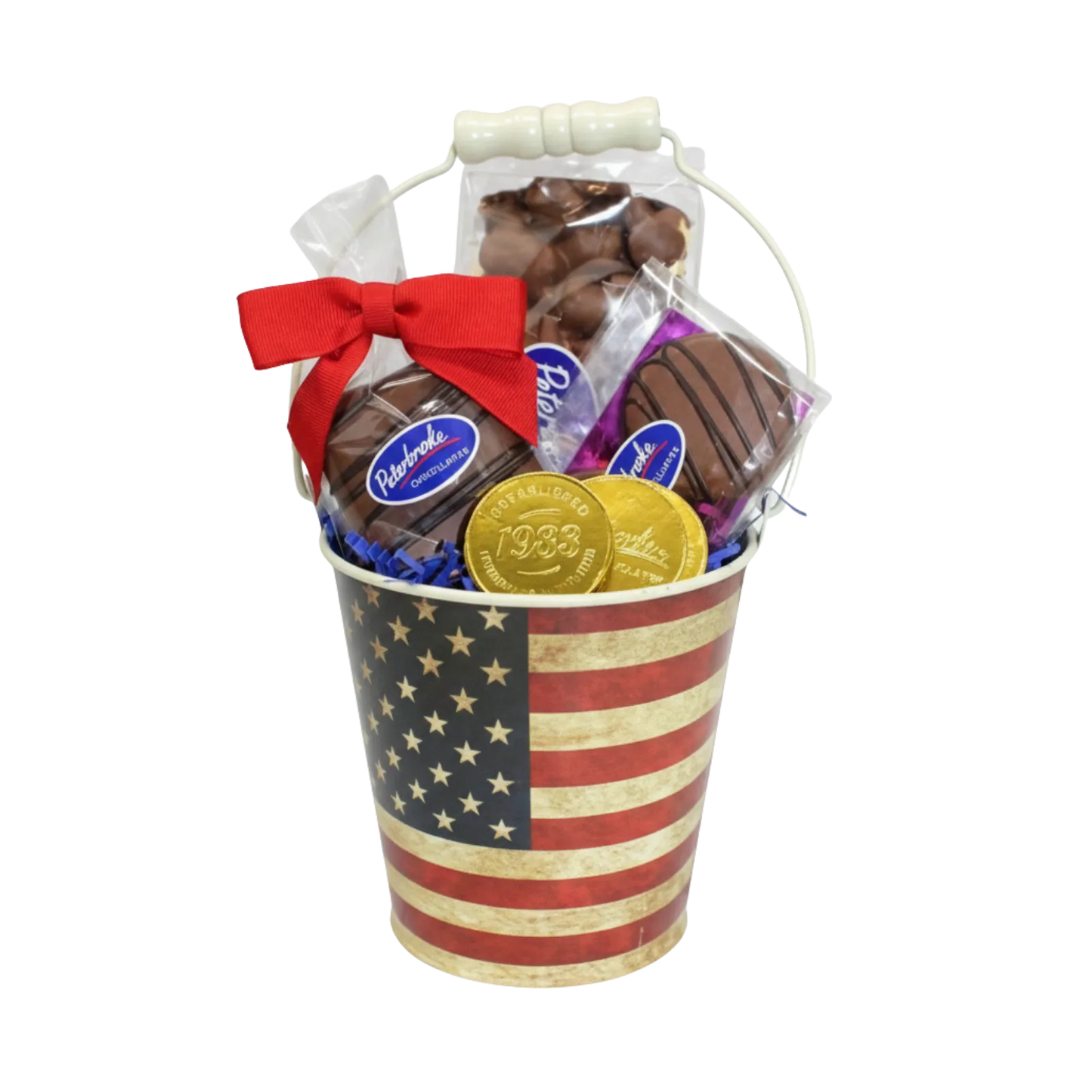 Patriot Stars & Stripes Pail - Peterbrooke Chocolatier