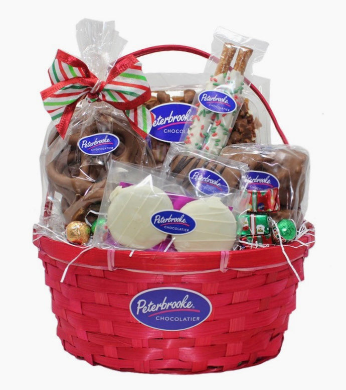 Happy Holidays Chocolate Gift Basket