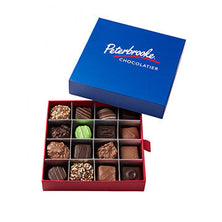 A large chocolate assortment.