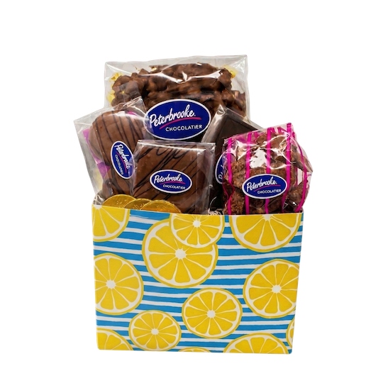 Summer Lemon Gift Box of Chocolate Treats - Peterbrooke Chocolatier