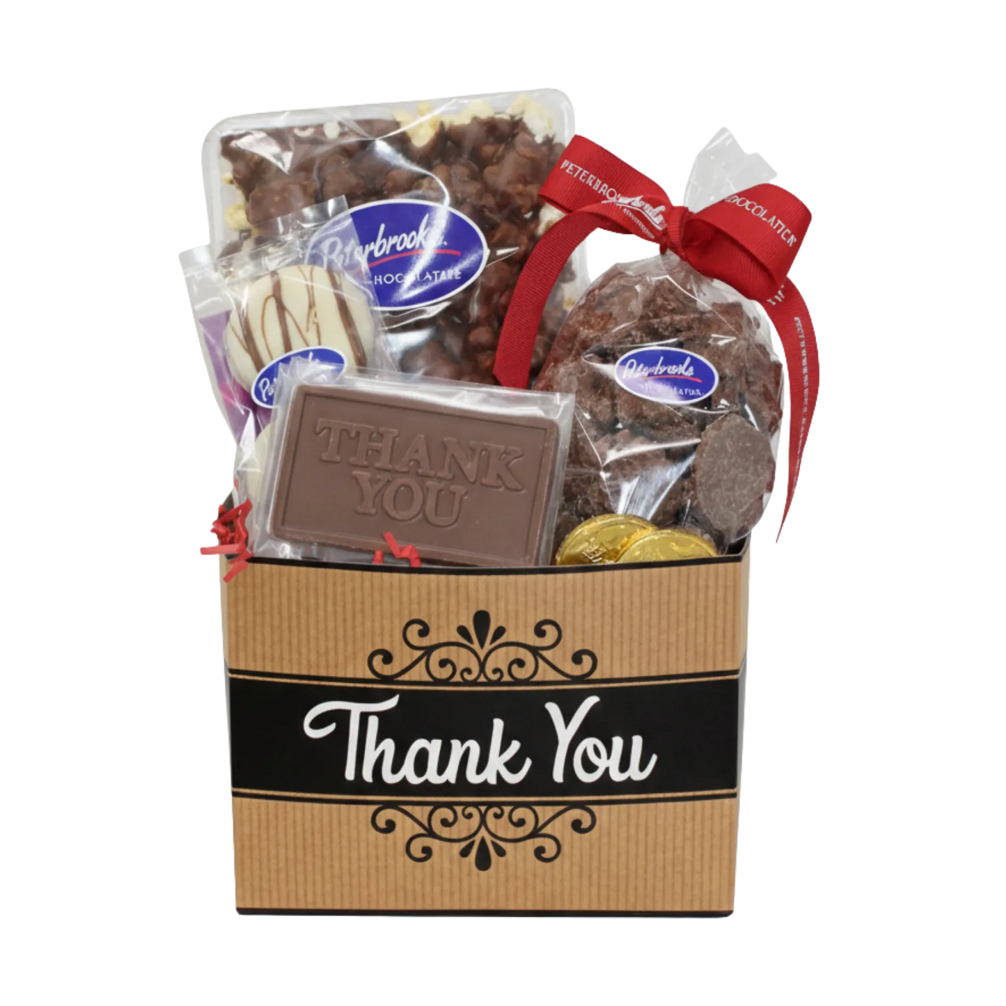 Thank you kraft gift box