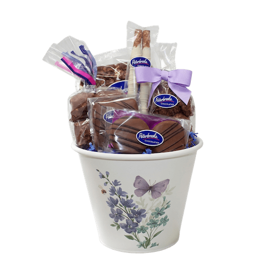 Wild Flowers Gift Bucket of Assorted Chocolates - Peterbrooke Chocolatier
