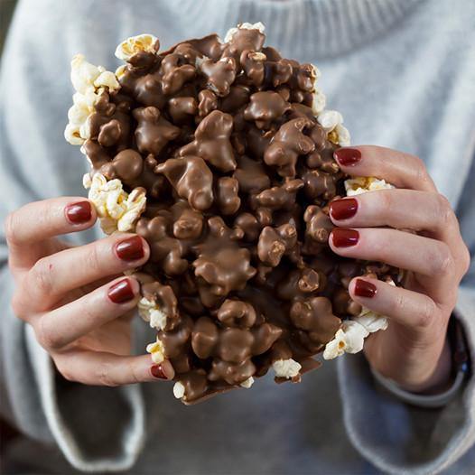 Milk Chocolate Covered Popcorn - 6oz Bar - Peterbrooke Chocolatier