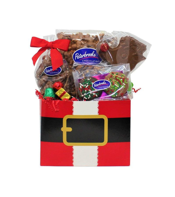 Santa belt Gift Box of Assorted Chocolates - Peterbrooke Chocolatier