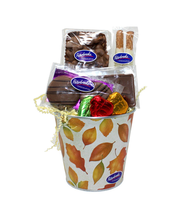 Fall Leaves Treats Pail