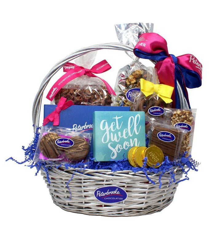 Chocolate Delights Get Well Gift Basket - Peterbrooke Chocolatier