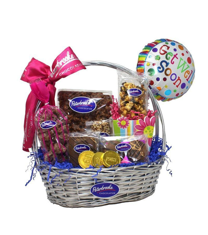 Sweet Treasures Get Well Gift Basket - Peterbrooke Chocolatier