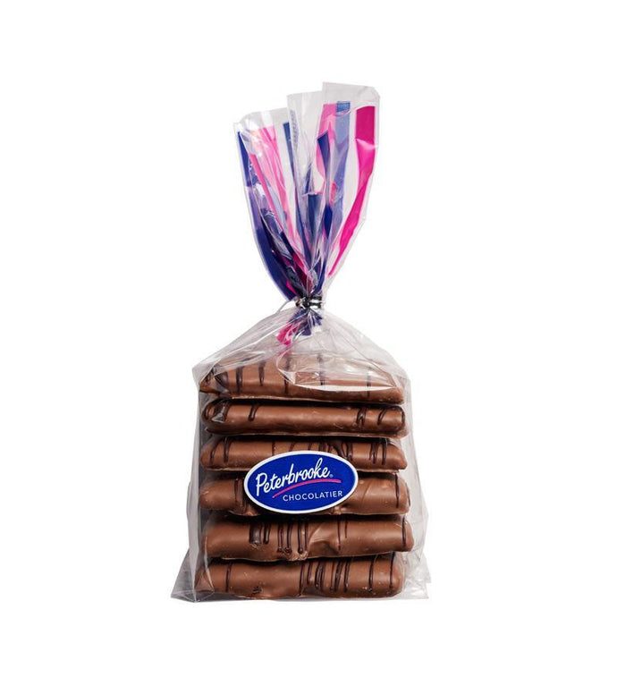 Hand-Dipped Milk Chocolate Graham Crackers - 6pc - Peterbrooke Chocolatier