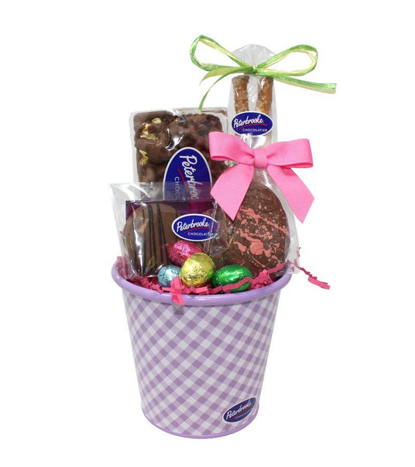 Easter Gingham Gift Tin - Peterbrooke Chocolatier