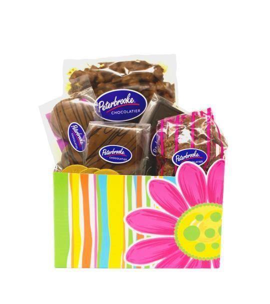 Spring Citrus Flower Gift Box of assorted chocolates - Peterbrooke Chocolatier