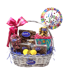 Sweet Treasures Thank You Gift Basket - Peterbrooke Chocolatier