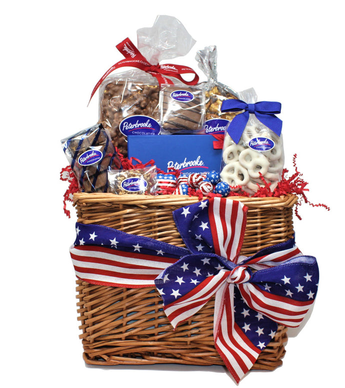 Chocolate Lovers Patriot Gift Basket