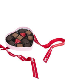 Sea Salt Caramel Heart Gift Box - 12 piece - Peterbrooke Chocolatier