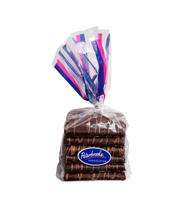 Hand-Dipped Dark Chocolate Graham Crackers - 6pc - Peterbrooke Chocolatier