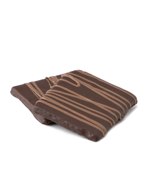 Hand-Dipped Dark Chocolate Graham Crackers - 6pc - Peterbrooke Chocolatier