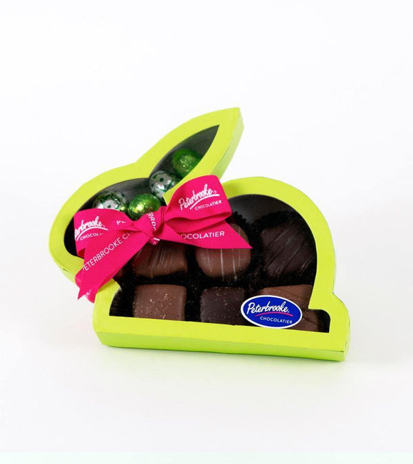 Green Bunny Assortment Box - Peterbrooke Chocolatier