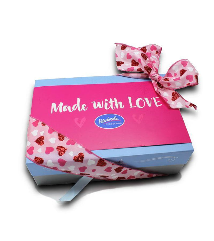 Made with Love sampler gift box of Assorted Chocolates - Peterbrooke Chocolatier