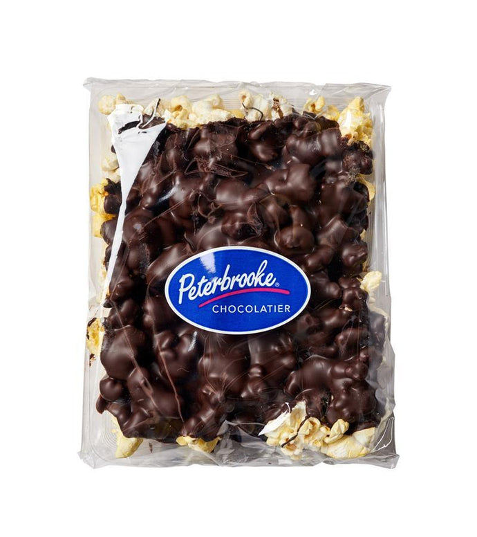 Dark Chocolate Covered Popcorn - 6oz Bar - Peterbrooke Chocolatier