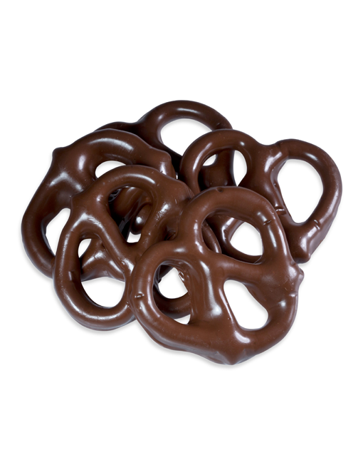 Small Hand-Dipped Dark Chocolate Pretzel Twists - Peterbrooke Chocolatier